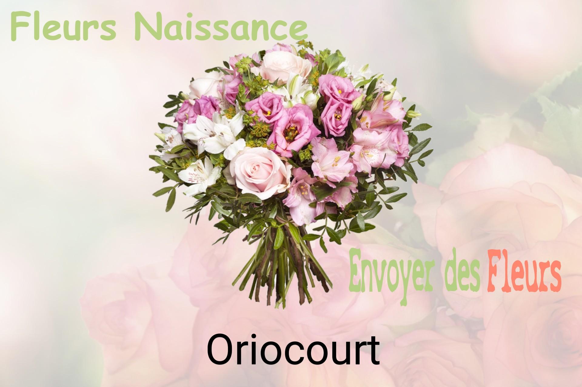 Bouquet de fleurs de naissance livré à Oriocourt